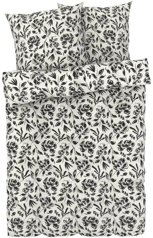 Bild 4 von LIV&BO® Satin-Bettwäsche-Set ca. 200 x 220 cm, 3-teilig
