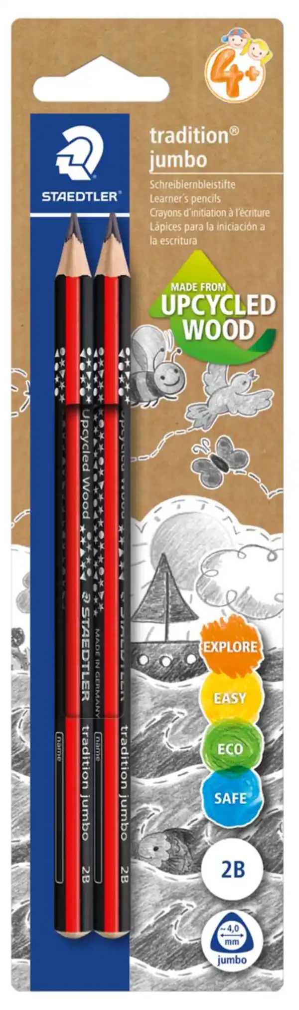 Bild 1 von STAEDTLER Schreiblern-Bleistifte »Noris jumbo«, 2-St.-Packg.