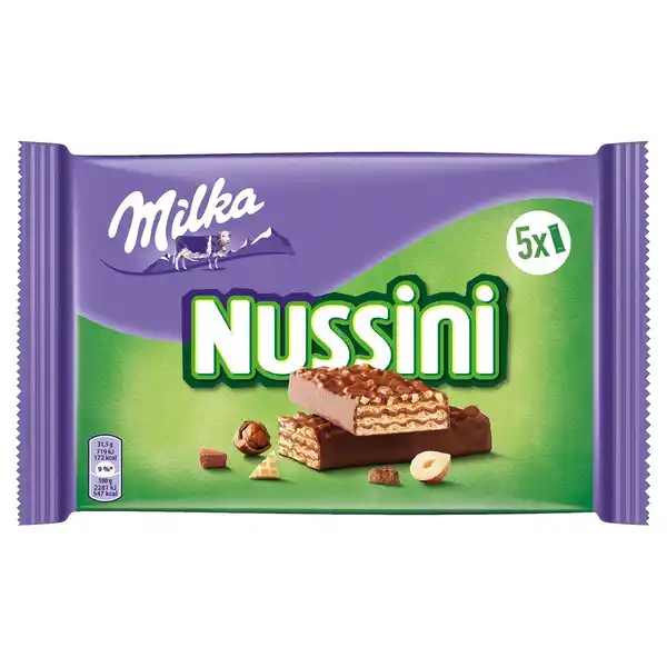 Bild 1 von MILKA Riegel, Nussini