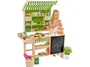 TANNER Großer Biomarkt Spielset Mehrfarbig, Mehrfarbig