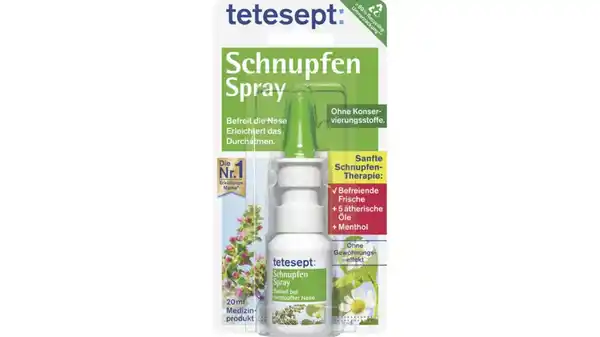 Bild 1 von tetesept Schnupfen Spray