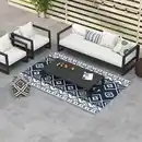 Bild 2 von Outdoorteppich, Wendeteppich Kunststoffteppich mit Tasche für Balkon