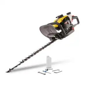 Powerplus Benzin-Heckenschere POWXG2018 - Heckenschere mit 25,4 cc, 640 mm Klinge und 28 mm Abstand, Gartengeräte, Gartenschere zum Schneiden von Sträuchern, Hecken und Pflanzen