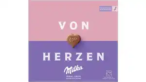 Milka Pralines Erdbeere sortiert