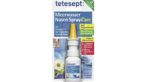 Bild 1 von tetesept Meerwasser Nasen Spray Care 20 ml