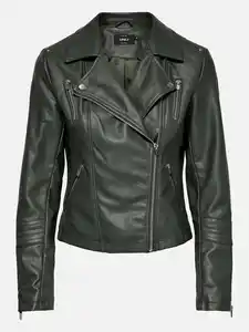 Only ONLGEMMA FAUX LEATHER Kunstlederjacke Schwarz