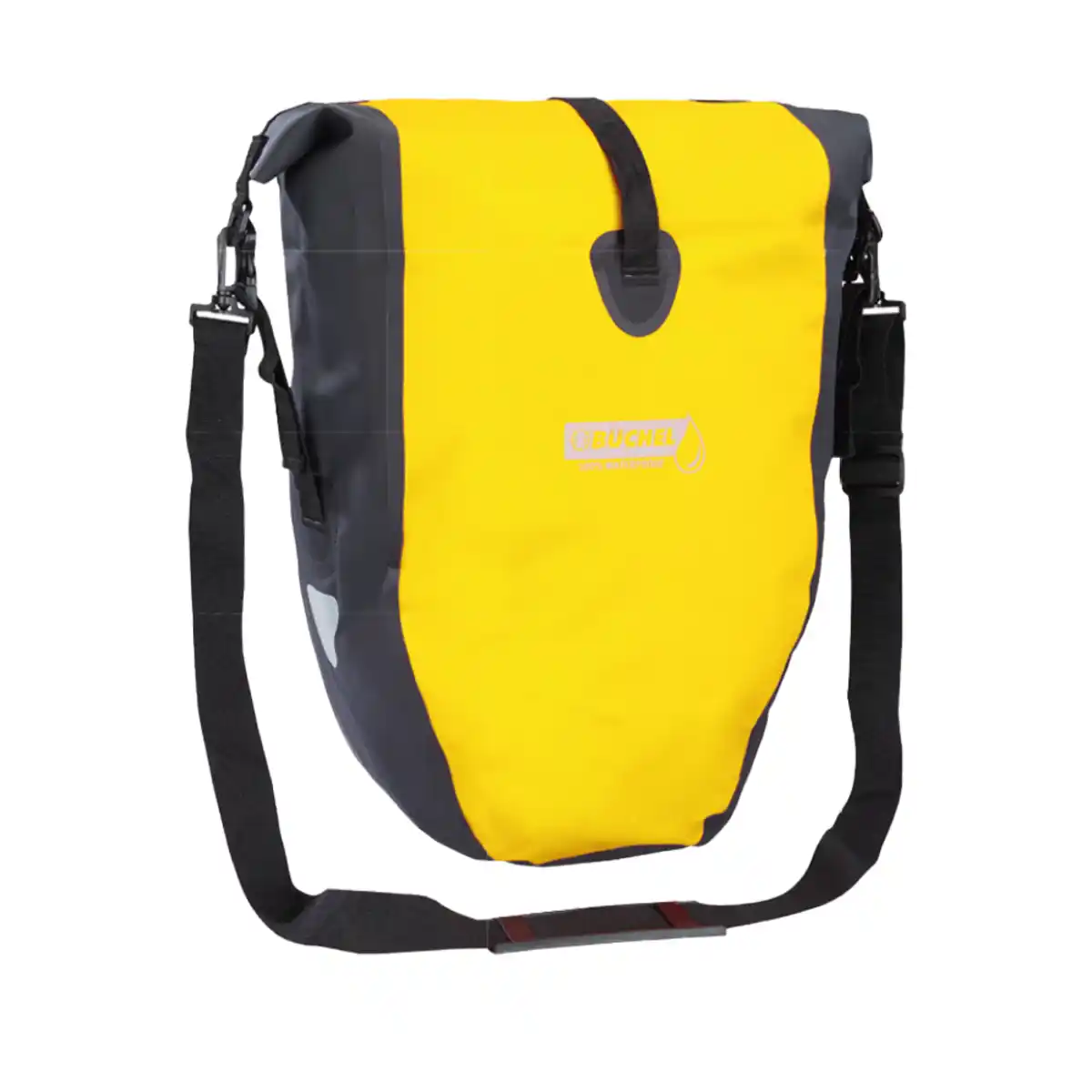 Bild 2 von Wasserdichte Fahrradtasche - Gelb/Schwarz