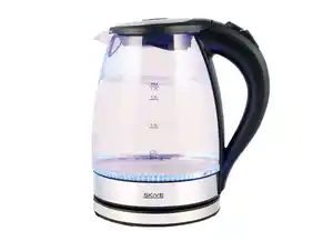 Glas-Wasserkocher mit blauer LED 1,7 Liter