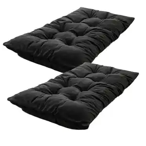 Chillkissen 2er Pack, ca. 70 x 120 cm, Schwarz