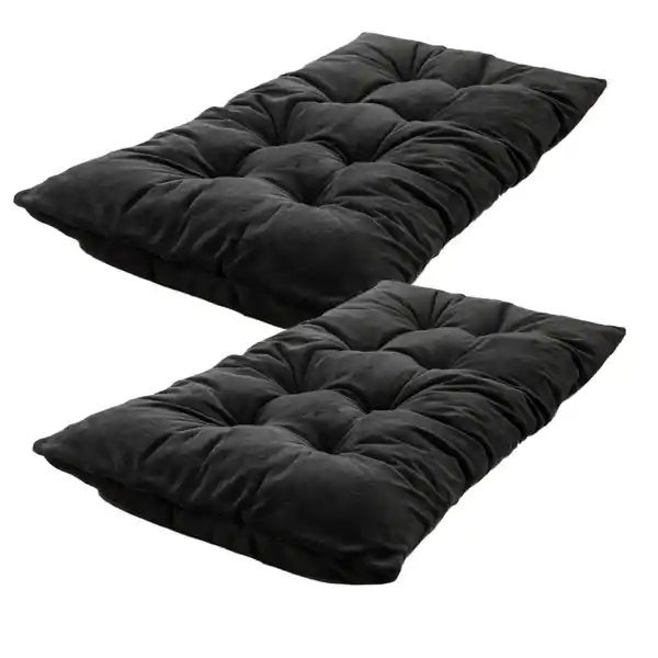 Bild 1 von Chillkissen 2er Pack, ca. 70 x 120 cm, Schwarz