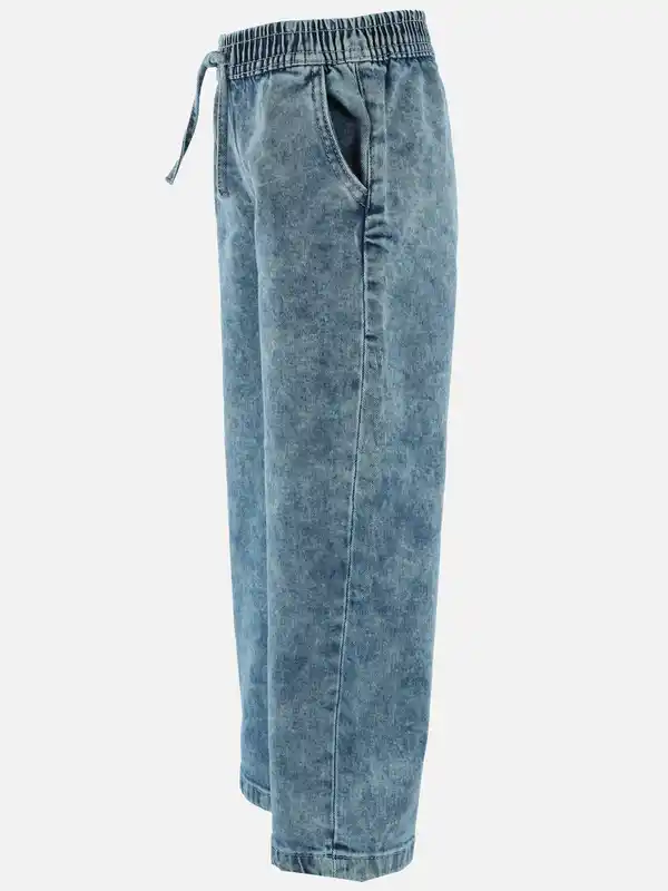 Bild 3 von Mädchen Jeans mit Gummizugbund Blau
