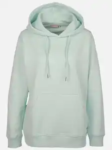 Damen Sweatshirt mit Kapuze Türkis