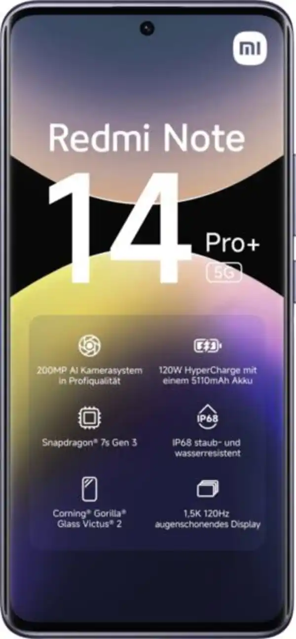 Bild 1 von Xiaomi Redmi Note 14 Pro+ 5G 256GB