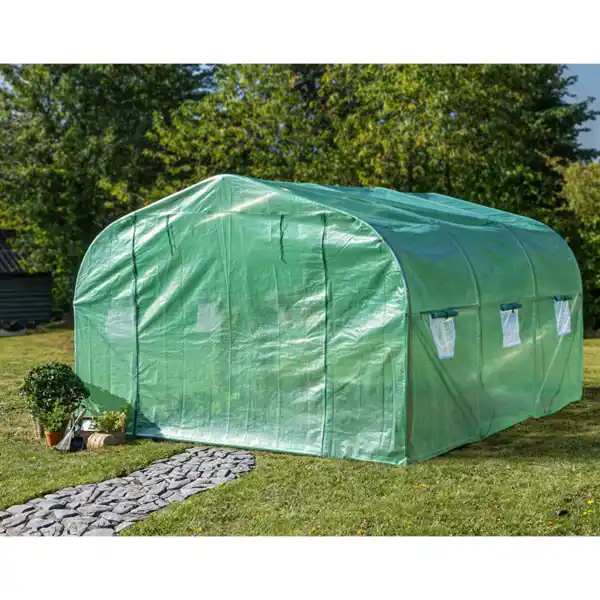 Bild 3 von Tomaten-Gewächshaus mit 1 Tor und 6 Fenstern