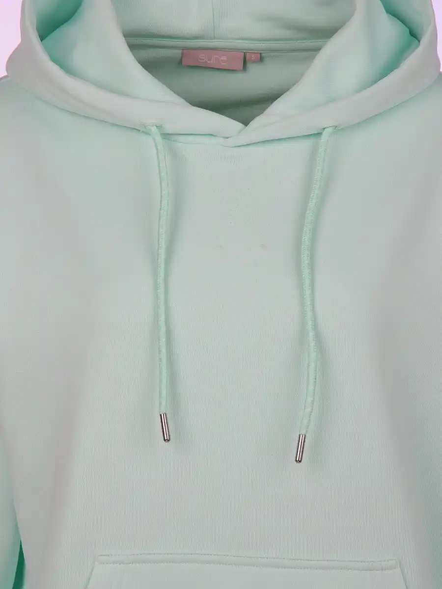 Bild 3 von Damen Sweatshirt mit Kapuze Türkis
