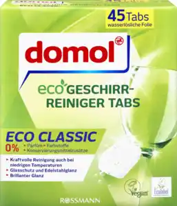 domol eco Geschirr-Reiniger Tabs eco Classic