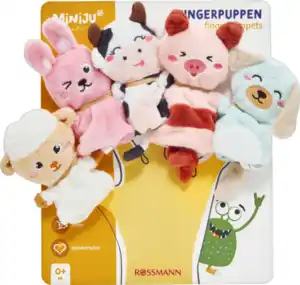 Miniju Fingerpuppen Farmtiere