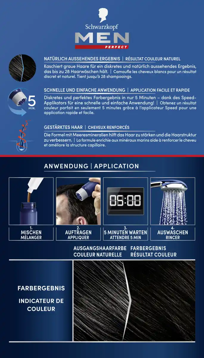 Bild 3 von Men Perfect Anti-Grau Tönungs-Gel 90 Schwarz