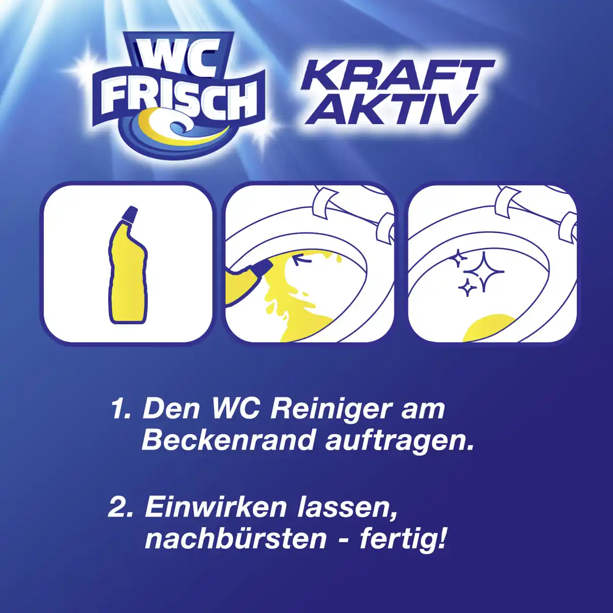 Bild 4 von WC FRISCH Kraft Aktiv WC Reiniger Gel Lemon, 750 ml