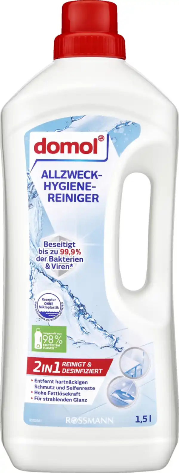 Bild 1 von domol Allzweck-Hygienereiniger, 1.500 ml