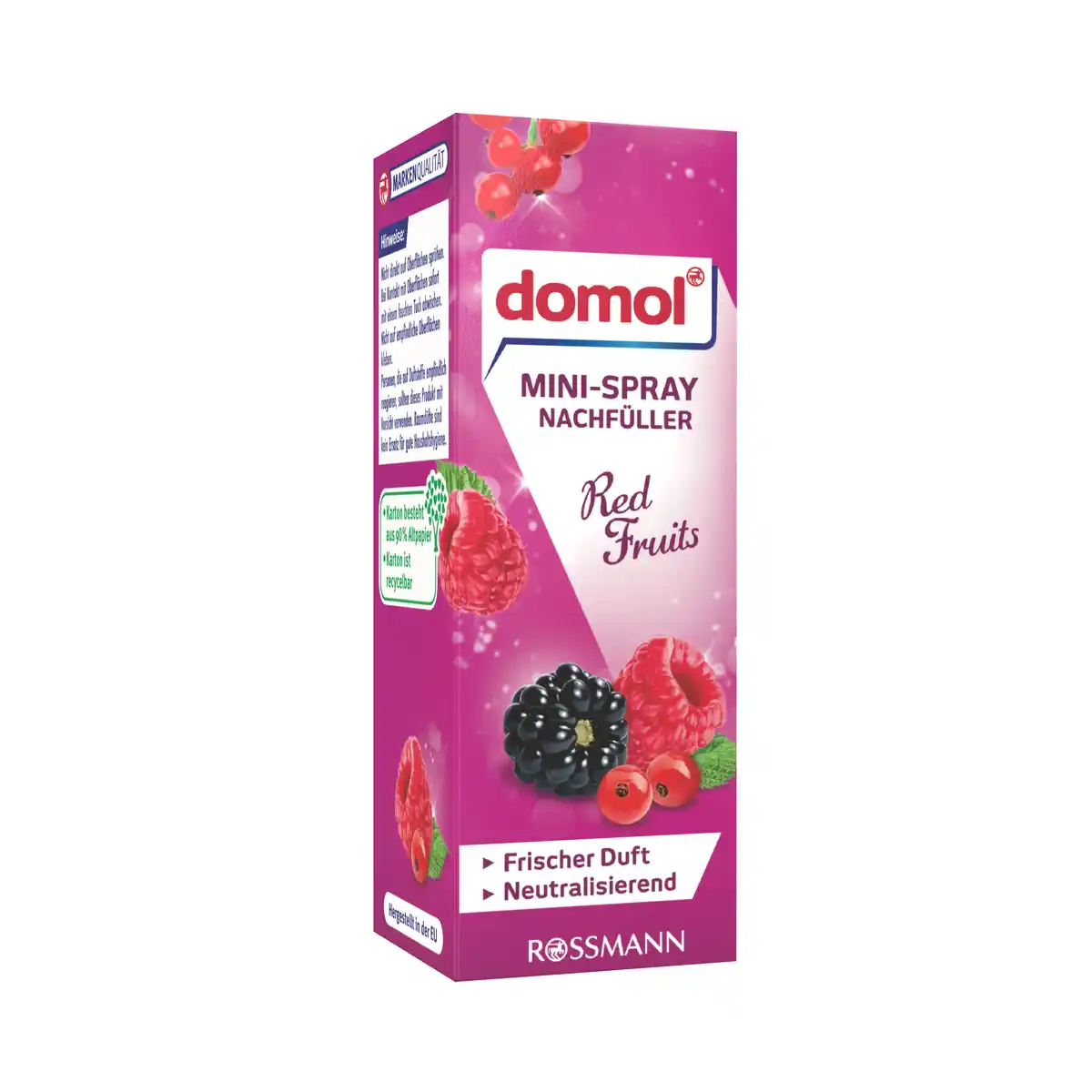 Bild 1 von domol Mini Spray Nachfüller Red Fruits, 25 ml