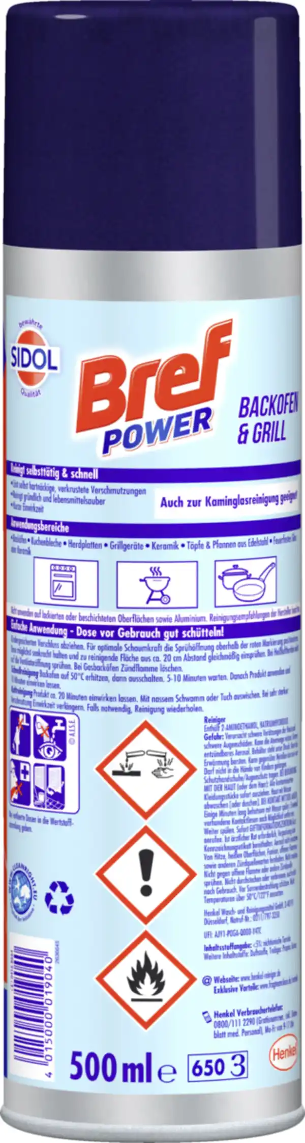 Bild 2 von Bref Power Backofen & Grill Reiniger, 500 ml