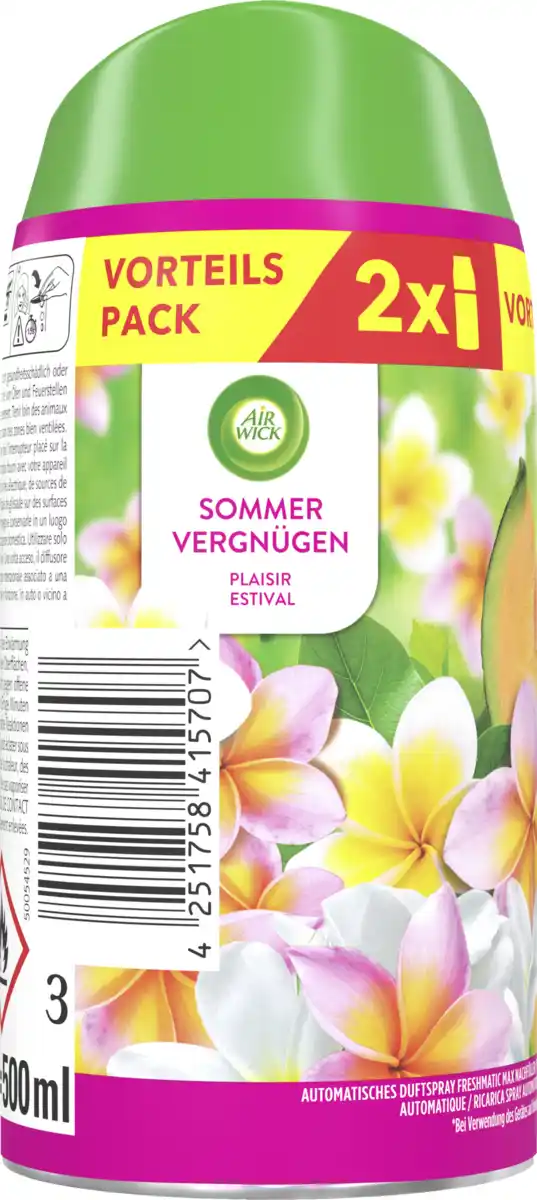 Bild 3 von Air Wick Freshmatic Max Nachfüller Duopack Sommervergnügen, 500 ml