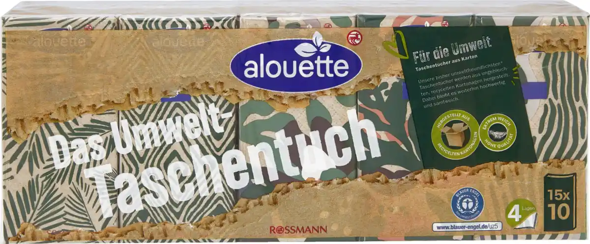 Bild 1 von alouette Umwelt-Taschentücher