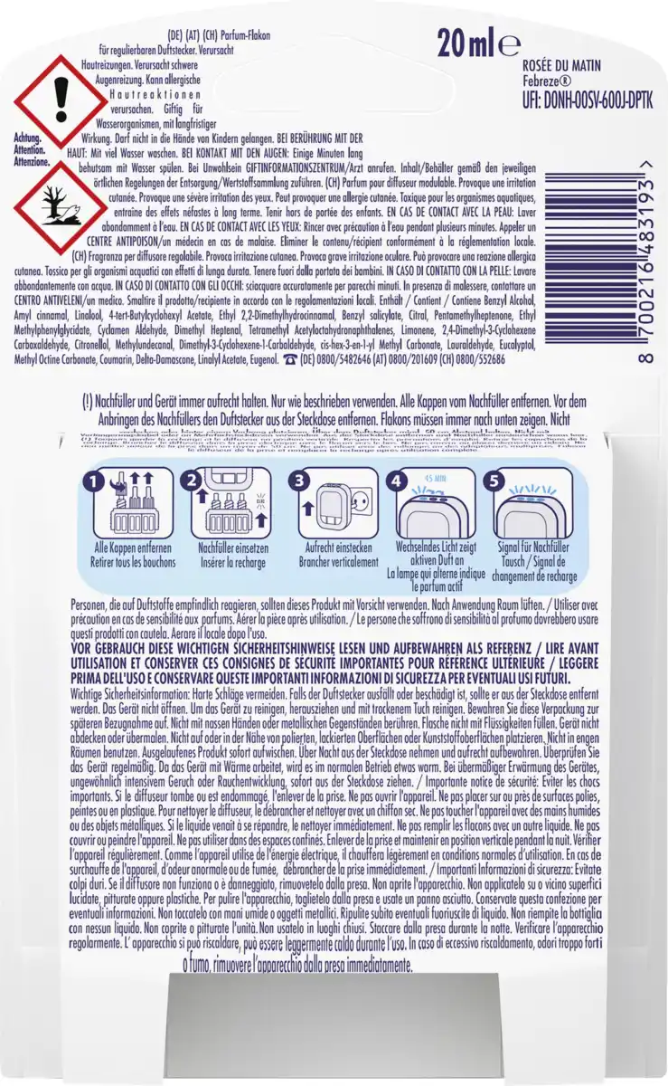 Bild 2 von febreze 3Volution Duftstecker Nachfüllflakon Frühlingserwachen, 20 ml