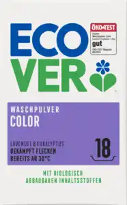 Ecover Colorwaschmittel Pulver Lavendel & Eukalyptus 18 WL