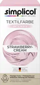 simplicol Textilfarbe Intensiv Strawberry Cream