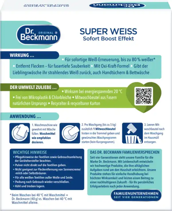 Bild 4 von Dr. Beckmann Super Weiss, 80 g