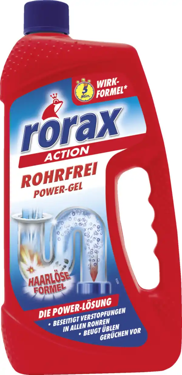 Bild 1 von rorax Rohrfrei Power-Gel, 1.000 ml