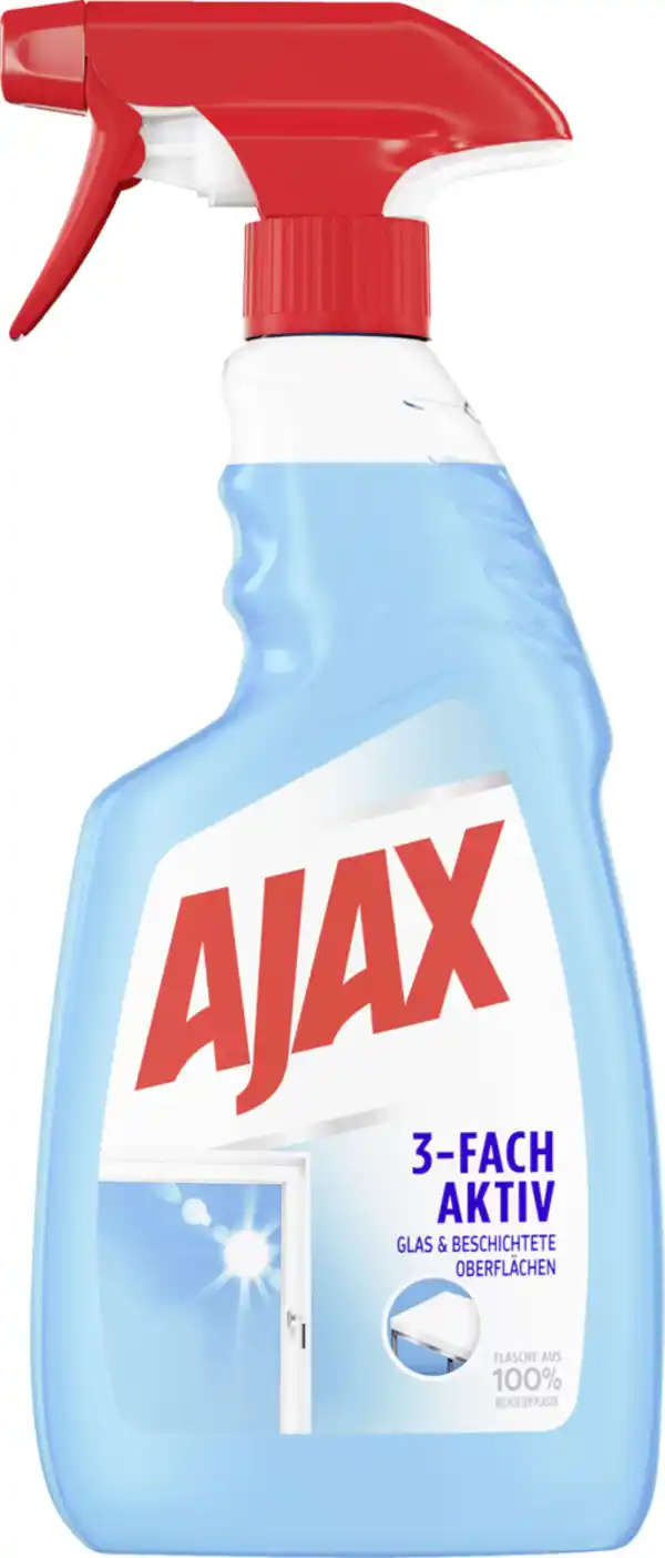 Bild 1 von Ajax 3-Fach Aktiv Glasreiniger, 500 ml