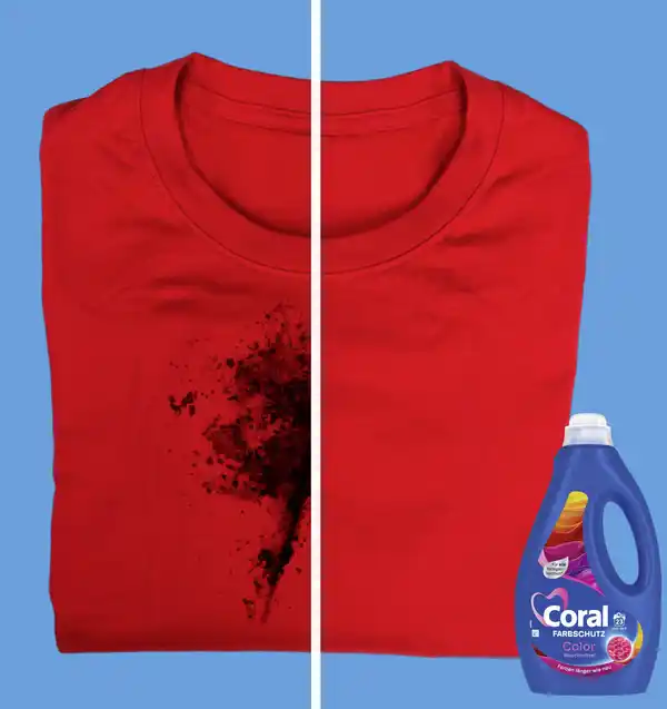 Bild 3 von Coral Flüssigwaschmittel Optimal Color 23 WL