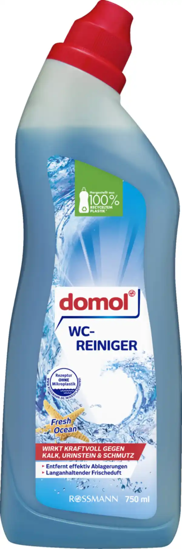 Bild 1 von domol WC-Reiniger Fresh Ocean, 750 ml