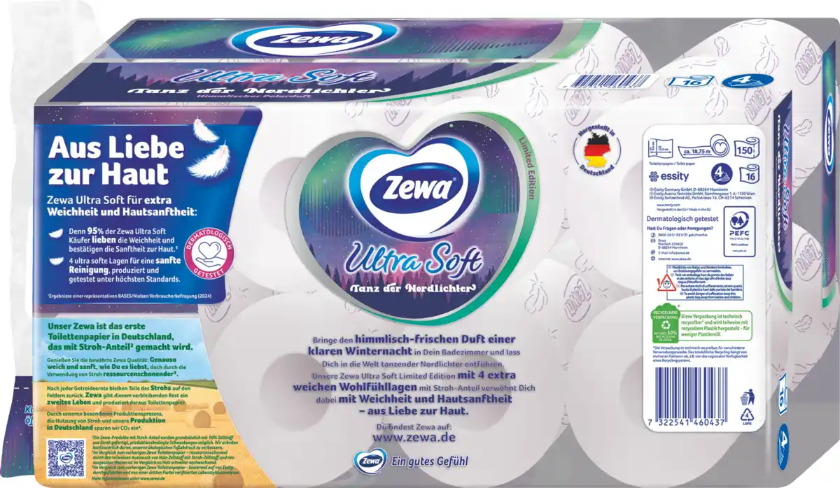 Bild 2 von Zewa Toilettenpapier Ultra Soft Bühende Feldwiese