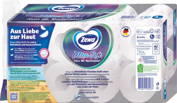 Bild 2 von Zewa Toilettenpapier Ultra Soft Bühende Feldwiese