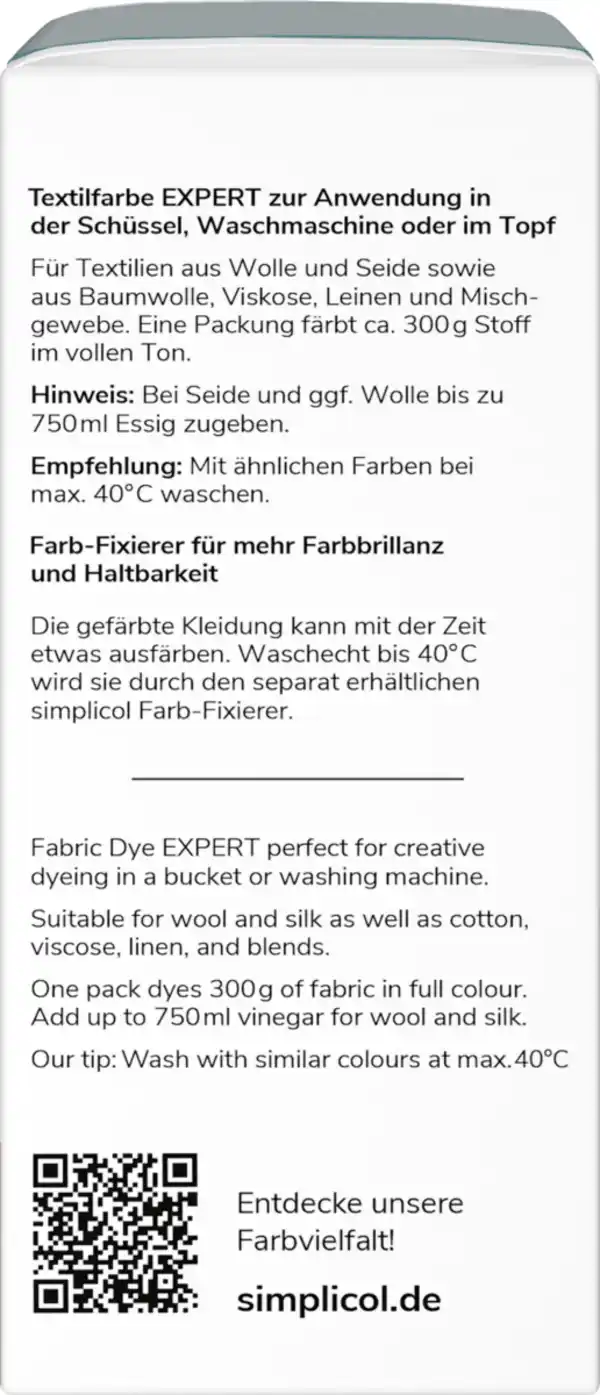 Bild 3 von simplicol Textilfarbe expert Efeu-Grün