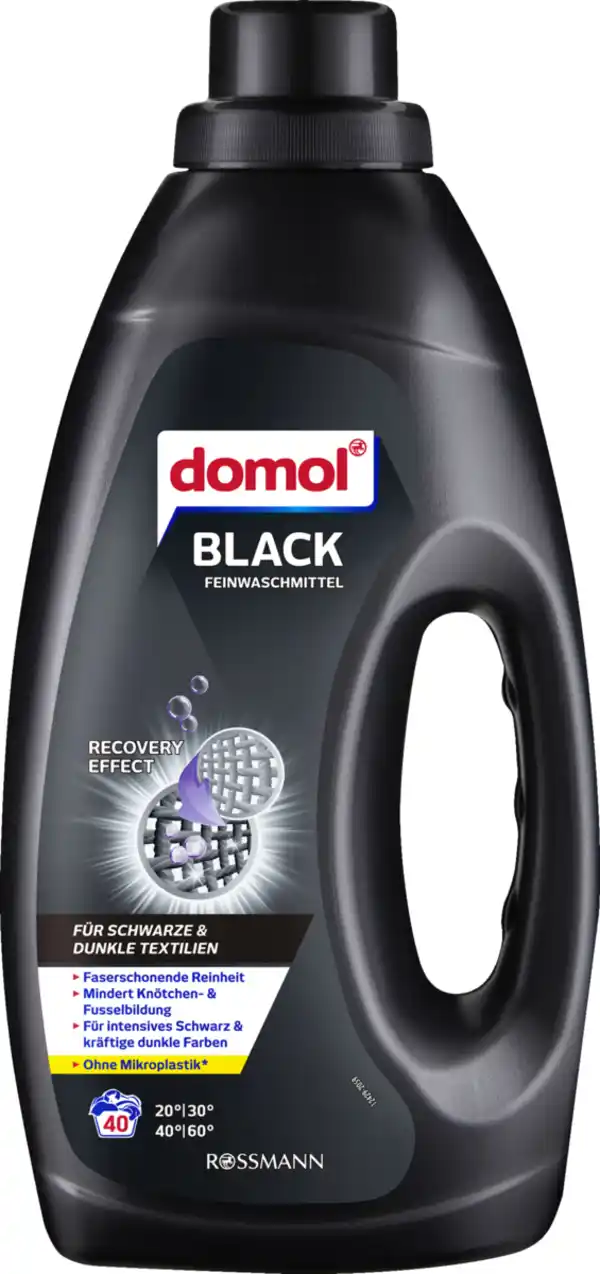 Bild 1 von domol Black Feinwaschmittel Flüssig 40 WL