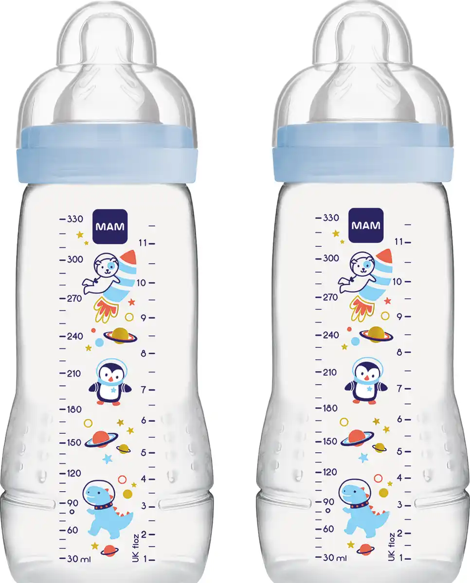 Bild 2 von MAM Easy Active™ Baby Bottle 2er-Set, 330 ml, blau