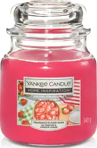 Yankee Candle Duftglas Coral Sugared Strawberries, 340 g