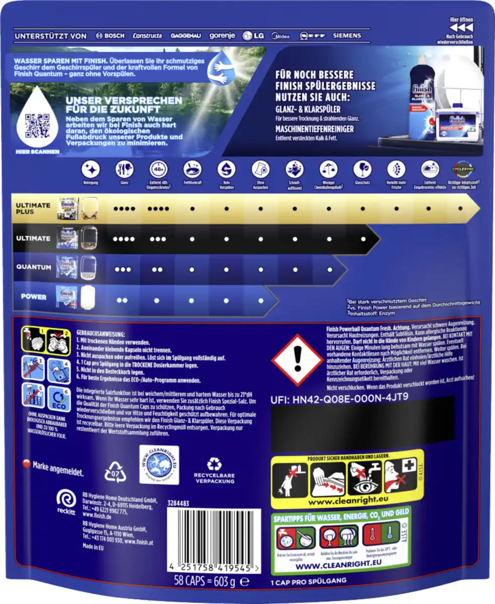 Bild 2 von Finish Quantum All in 1 Caps Regular Maxi Pack