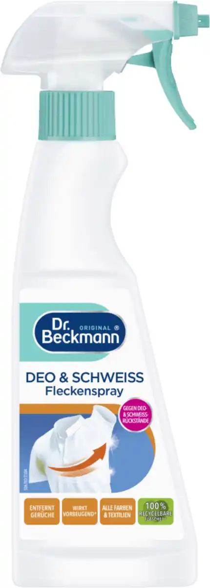 Bild 1 von Dr. Beckmann Deo & Schweiss Fleckenspray, 250 ml