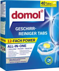 domol Geschirr-Reiniger Tabs 12-fach Power