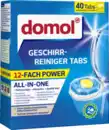 Bild 1 von domol Geschirr-Reiniger Tabs 12-fach Power