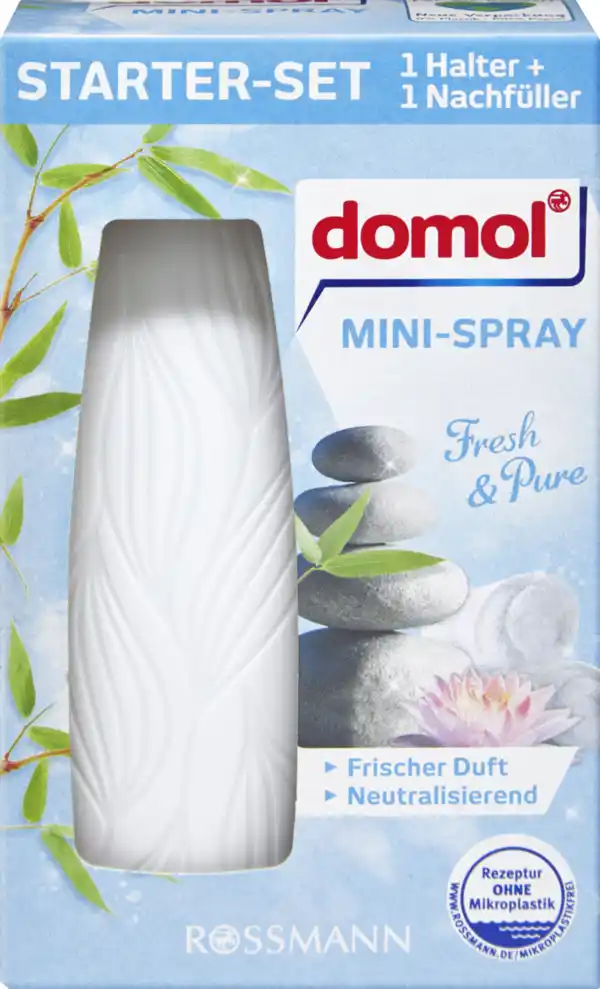 Bild 2 von domol Mini-Spray Starter-Set Fresh & Pure, 25 ml