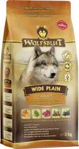 Wolfsblut Hundetrockenfutter Wide Plain Adult, 2 kg