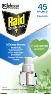 Raid Essentials Mücken-Stecker Nachfüller, 23 ml