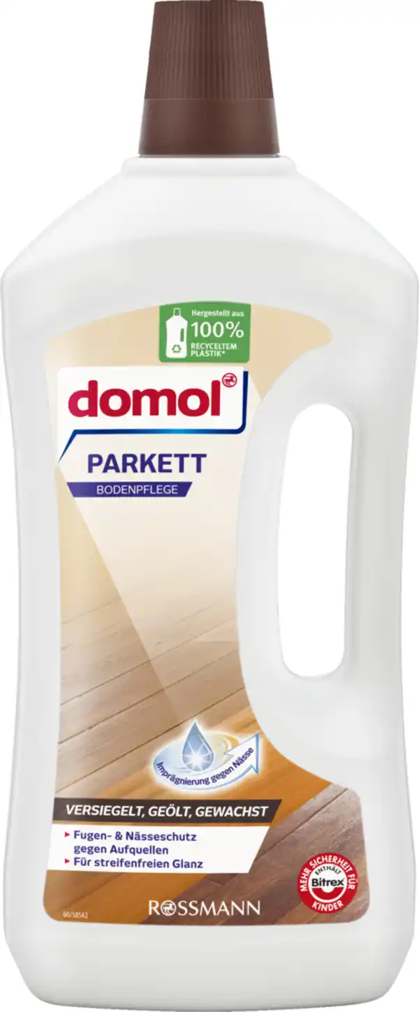 Bild 1 von domol Parkett Bodenpflege, 1 L